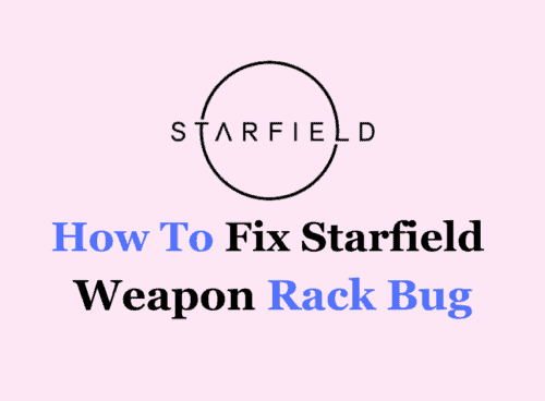 How To Fix Starfield Weapon Rack Bug