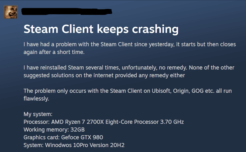 How To Fix Steam Client Keeps Crashing On Startup 2 How To Fix Steam Client Keeps Crashing On Startup