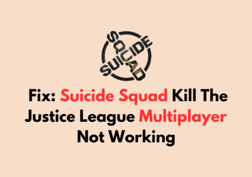 How To Fix Suicide Squad Kill The Justice League Multiplayer Not Working 1