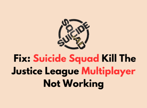 How To Fix Suicide Squad Kill The Justice League Multiplayer Not Working 1