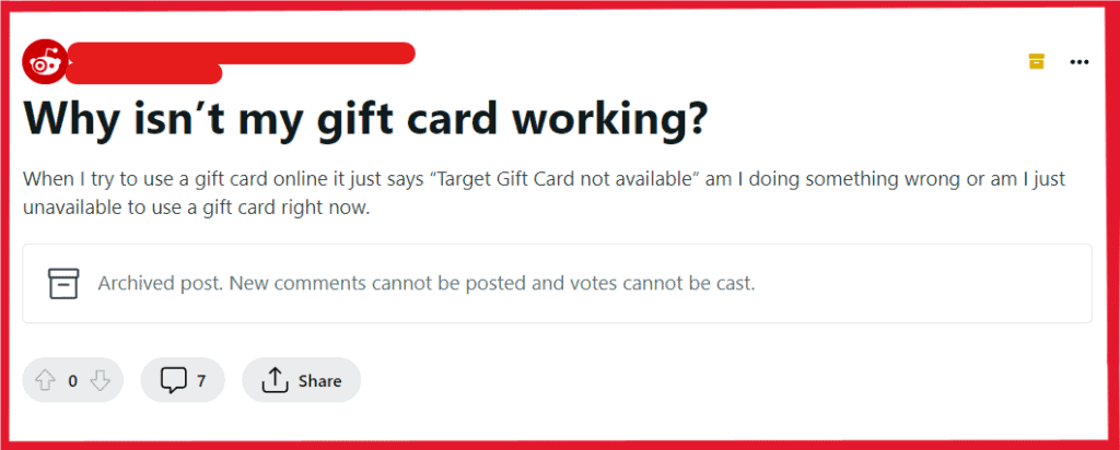 How To Fix Target Gift Card Not Working 2 How To Fix Target Gift Card Not Working