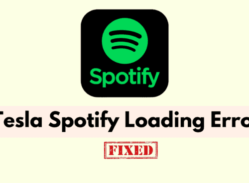 How To Fix Tesla Spotify Loading Error