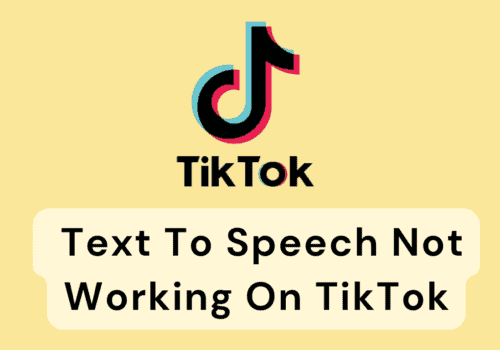 How to Fix Text To Speech Not Working On TikTok 8 How To Fix Text To Speech Not Working On TikTok