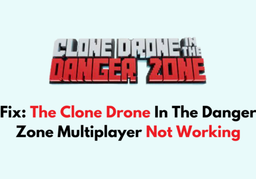 How To Fix The Clone Drone In The Danger Zone Multiplayer Not Working