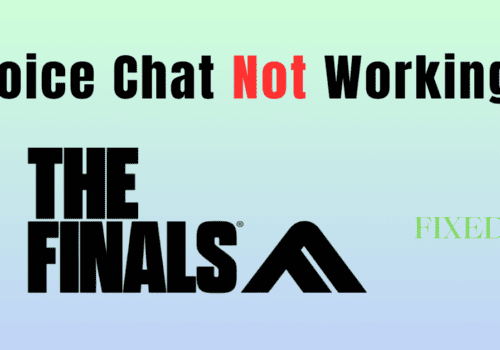 How To Fix The Finals Voice Chat Not Working