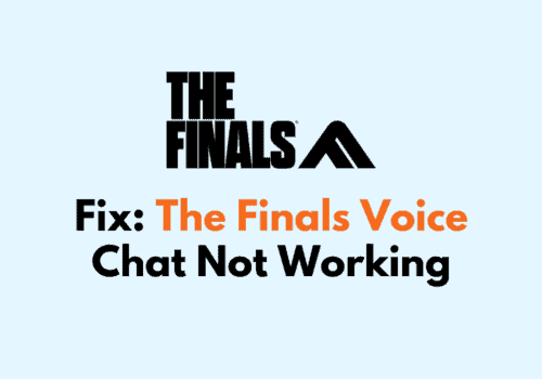 How To Fix The Finals Voice Chat Not Working 1