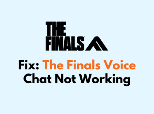 How To Fix The Finals Voice Chat Not Working 1