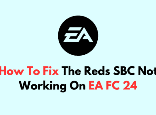 How To Fix The Reds SBC Not Working On EA FC 24