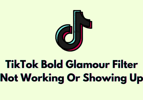 How to Fix TikTok Bold Glamour Filter Not Working or Showing up 10 How To Fix TikTok Bold Glamour Filter Not Working Or Showing Up