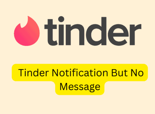 How To Fix Tinder Notification But No Message