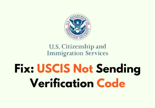 How To Fix USCIS Not Sending Verification Code 1