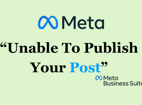 How To Fix Unable To Publish Your Post Meta Business Suite