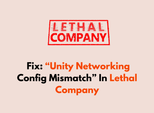 How To Fix Unity Networking Config Mismatch In Lethal Company 1