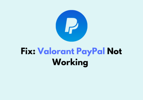 How To Fix Valorant PayPal Not Working