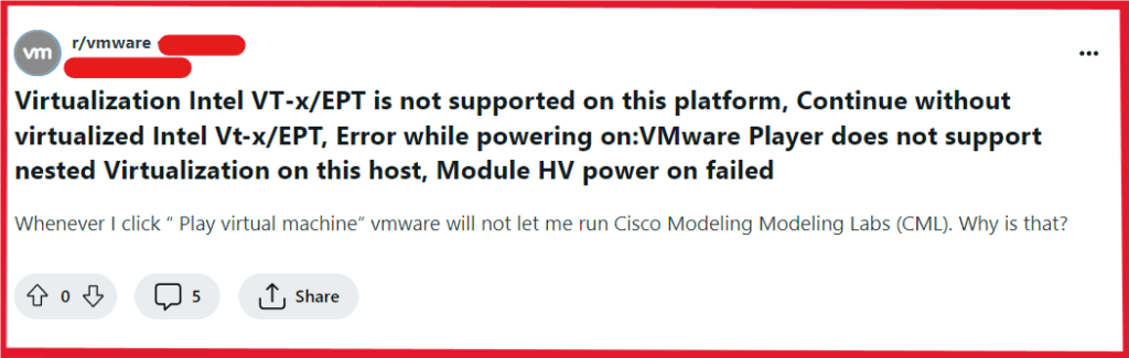 How To Fix Virtualized Intel VT-x/EPT Is Not Supported On This Platform 2 How To Fix Virtualized Intel VT x EPT Is Not Supported On This Platform