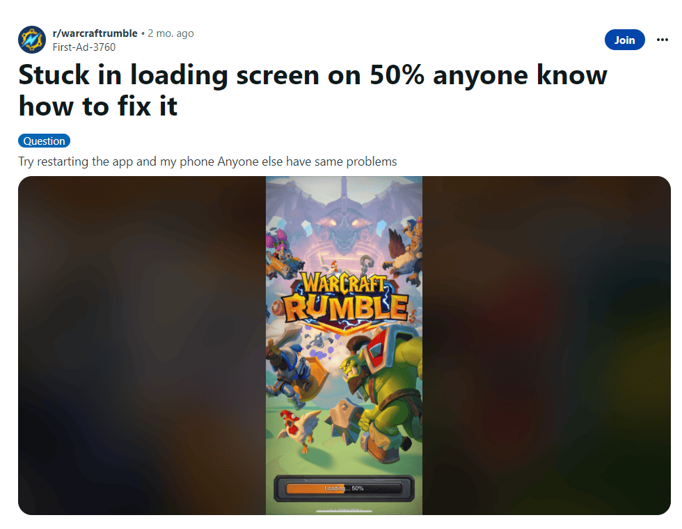 How To Fix Warcraft Rumble Stuck At 50 On Launch Screen