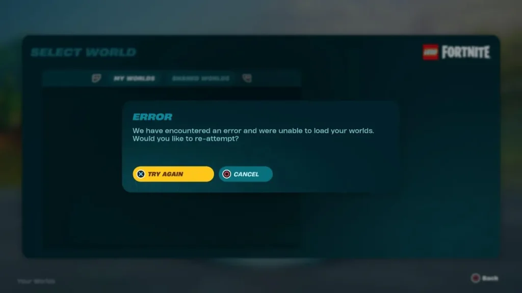 How To Fix “We Have Encountered An Error And Were Unable To Load Your World” In LEGO Fortnite 2 How To Fix We Have Encountered An Error And Were Unable To Load Your World In LEGO Fortnite