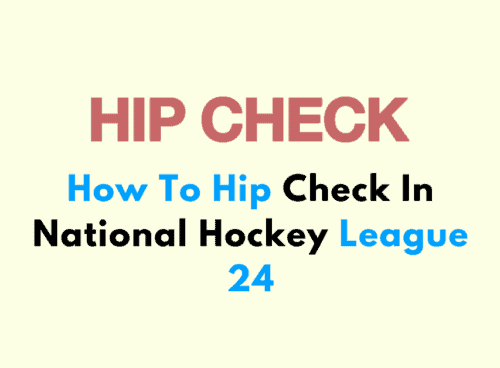 How To Hip Check In National Hockey League 24