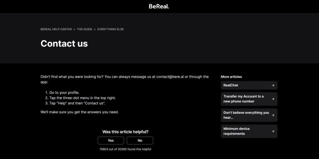 How To Recover BeReal Account 22 How To Recover BeReal Account contact help and support