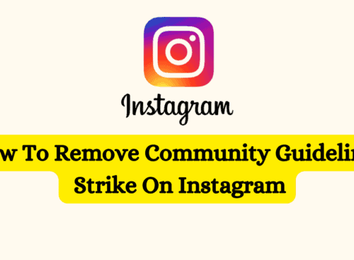 How to Remove Community Guidelines Strike on Instagram 5 How To Remove Community Guidelines Strike On Instagram