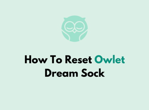 How To Reset Owlet Dream Sock 1