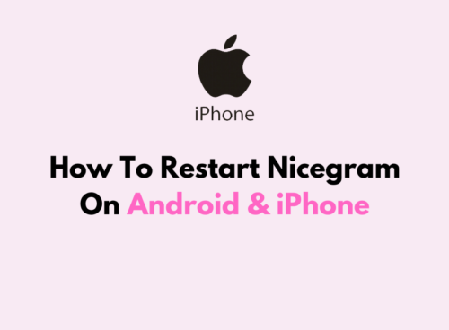 How To Restart Nicegram On Android iPhone
