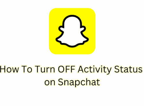 How To Turn OFF Activity Status on Snapchat
