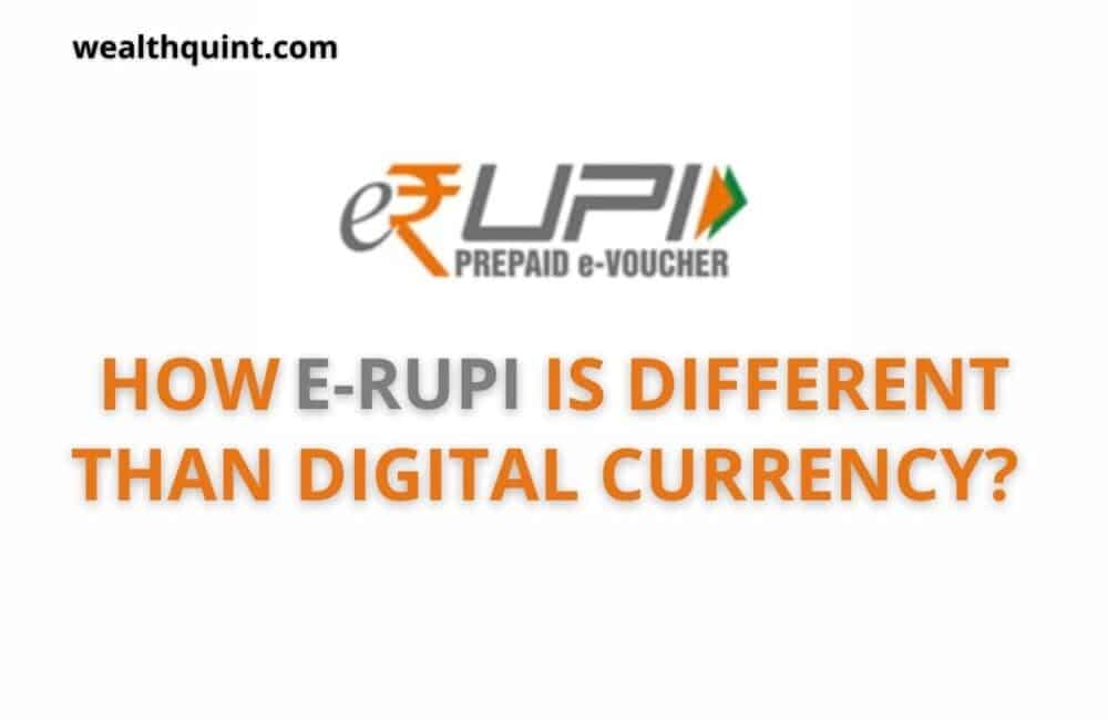 How e-RUPI is different from a digital currency