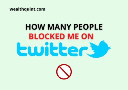 How many people blocked me on twitter