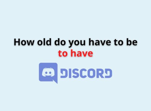 How old do you have to be to have discord