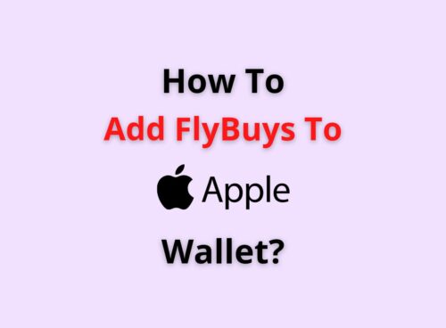 How to Add FlyBuys to apple wallet