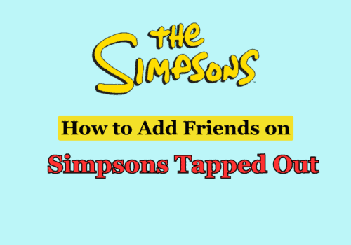 How to Add Friends on Simpsons Tapped Out