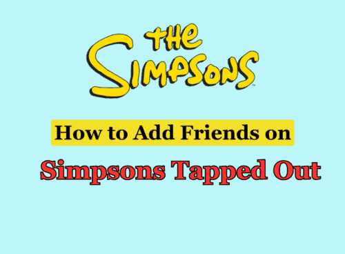 How to Add Friends on Simpsons Tapped Out