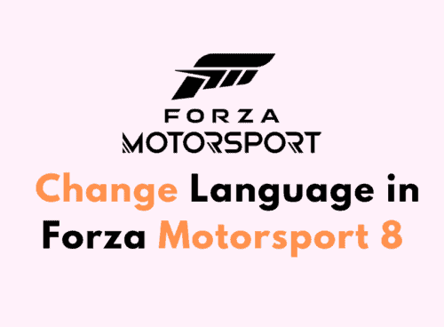 How to Change Language in Forza Motorsport 8