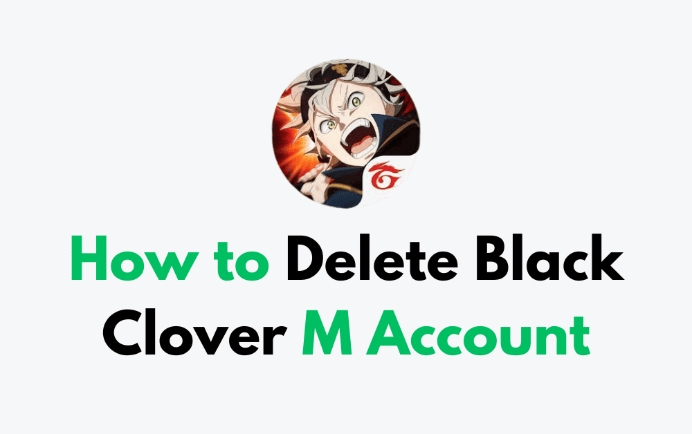 How to Delete Black Clover M Account 1