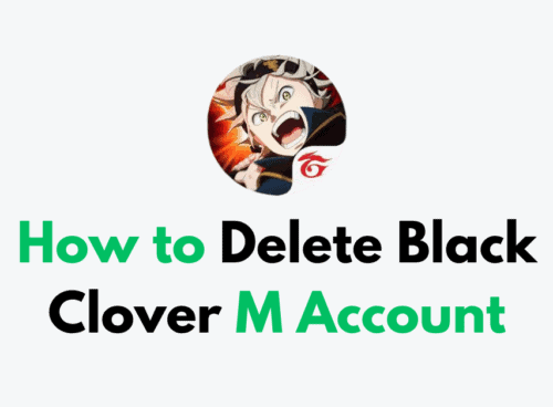 How to Delete Black Clover M Account 1