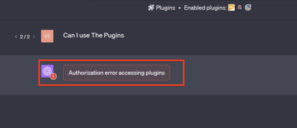 How to Fix "Authorization Error Accessing Plugins" on ChatGPT 1 How to Fix Authorization Error Accessing Plugins on ChatGPT