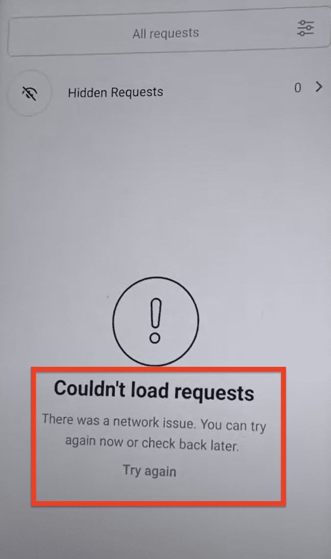 How to Fix "Couldn't Load Requests" on Instagram 1 How to Fix Couldn't Load Requests on Instagram