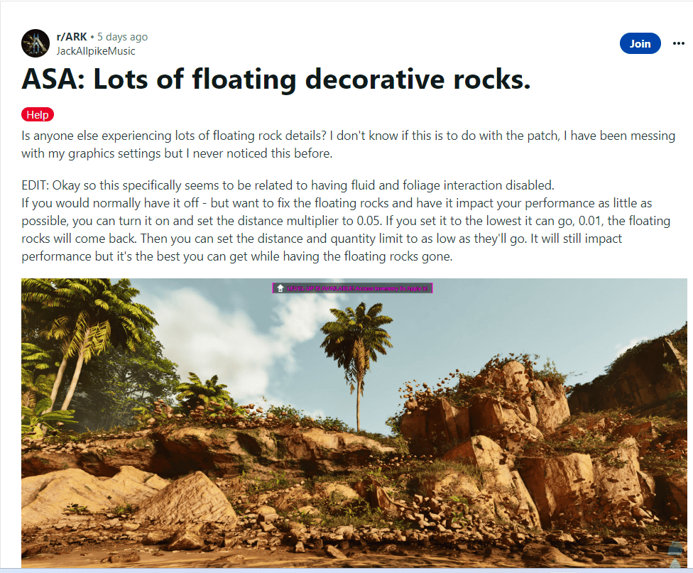 How to Fix ARK Survival Ascended Floating Rocks Bug 2 How to Fix ARK Survival Ascended Floating Rocks Bug