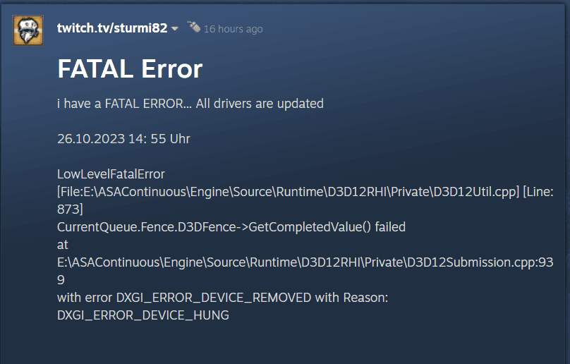 How to Fix ARK Survival Ascended LowLevelFatalError 2 How to Fix ARK Survival Ascended LowLevelFatalError