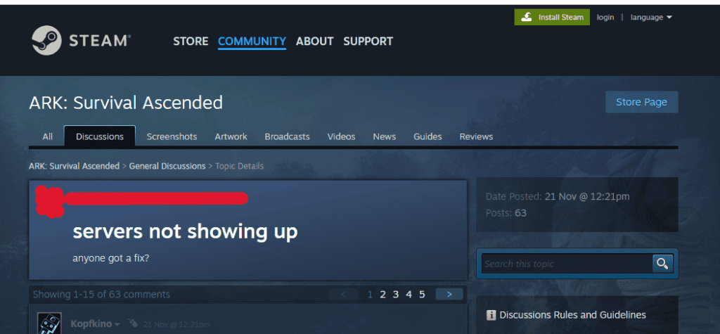 How To Fix ARK Survival Ascended Server Not Showing Up 2 How to Fix ARK Survival Ascended Server Not Showing Up