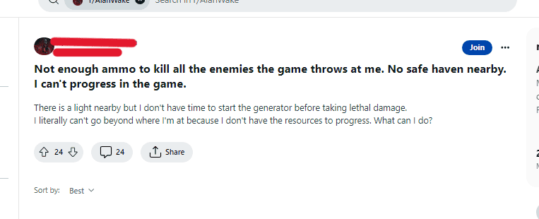 How to Fix Alan Wake 2 not enough ammo to kill the enemies