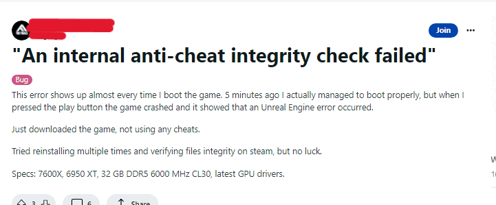 How to Fix “An internal anti-cheat integrity check failed” on The Finals 2 How to Fix An internal anti cheat integrity check failed on The Finals