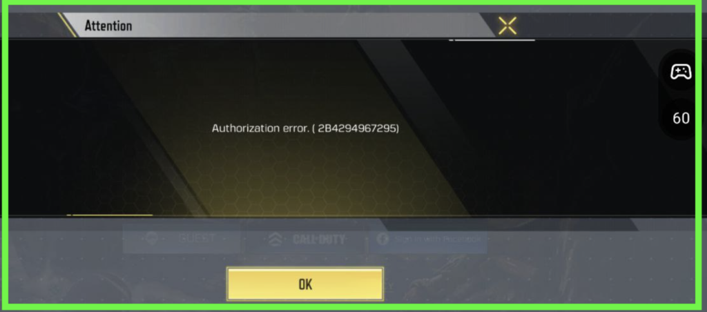 How To Fix Call of Duty Mobile Authorization Error 2B4294967295 2 How to Fix Call of Duty Mobile Authorization Error1 2B4294967295 1