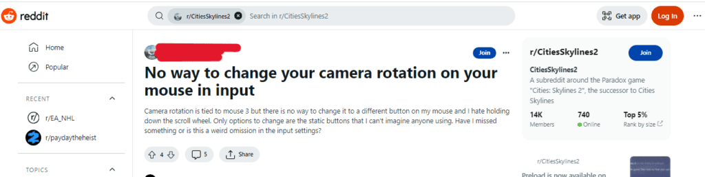 How to Fix Change your camera rotation on your mouse in input in cities skylines 2 2 How to Fix Change your camera rotation on your mouse in input in cities skylines 2