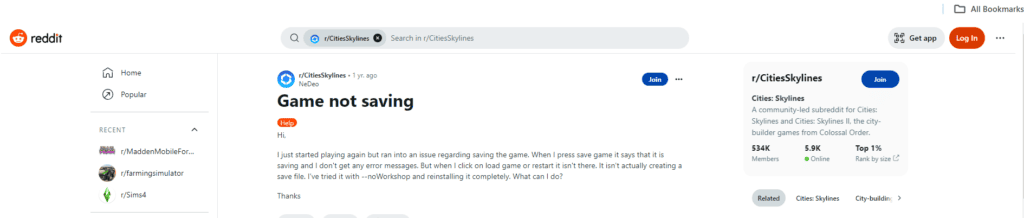 How to Fix Cities Skylines 2 Game Progress Not Saving 2 How to Fix Cities Skylines 2 Game Progress Not Saving