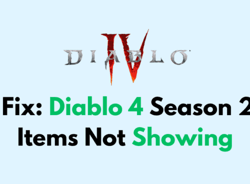 How to Fix Diablo 4 Season 2 Items Not Showing