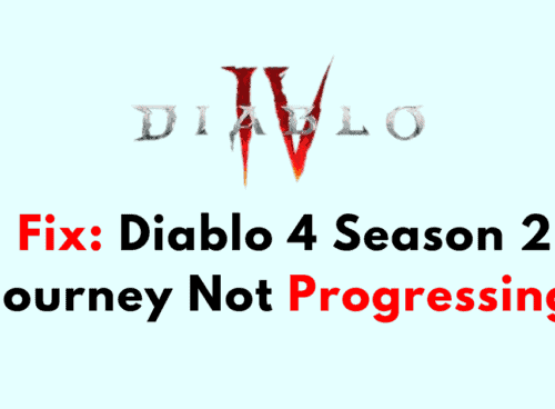 How to Fix Diablo 4 Season 2 Journey Not Progressing