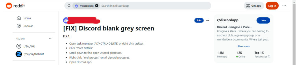How to Fix Discord stuck on a grey screen 2 How to Fix Discord stuck on a grey screen