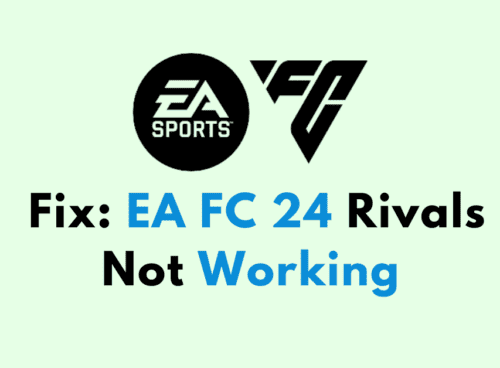 How to Fix EA FC 24 Rivals Not Working